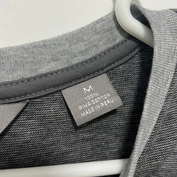 DANIEL CREMIEUX MEN'S LONG SLEEVE TEE SHIRT SIZE MEDIUM 100% PIMA COTTON - Picture 3 of 7